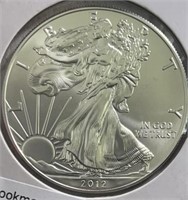 2012 American Eagle Silver GEM BU