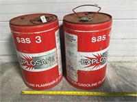 Antique Gas Cans - 5 Gallon