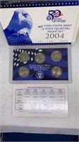 2004 US Mint State Quarters Proof Set