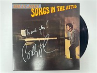 Autograph COA Songs In The Attic Vinyl
