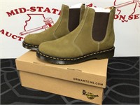 Dr. Martens Men’s 10 Muted Olive Suede Tumbled