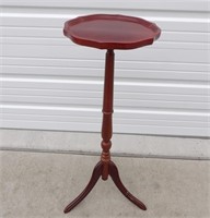 Tall Wood Candle Stand / Table