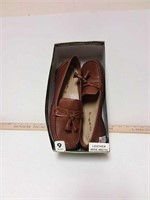 9W Brown Leather Mocc8