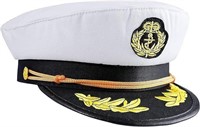 19$-Captain Hat Yacht Hat Embroidery Boat Ship