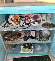 Contents of Cabinet - Power Tools and More