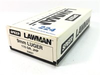 Speer Lawman 9 mm Luger ammo