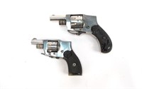 2- Kolb baby hammerless revolvers, folding