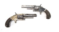 2- J. Marlin spur trigger revolvers: 1875 No. 32