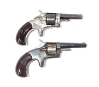 2- Hopkins & Allen spur trigger revolvers