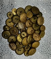Post wwii and brass uniform buttons RCAF