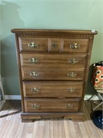 BASSETT DRESSER 4 DRAWER 45" H X 32" W X 18" D