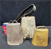 Antique Cowbell Lot