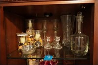 assorted decorative glass