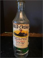 Old croak whiskey bottle