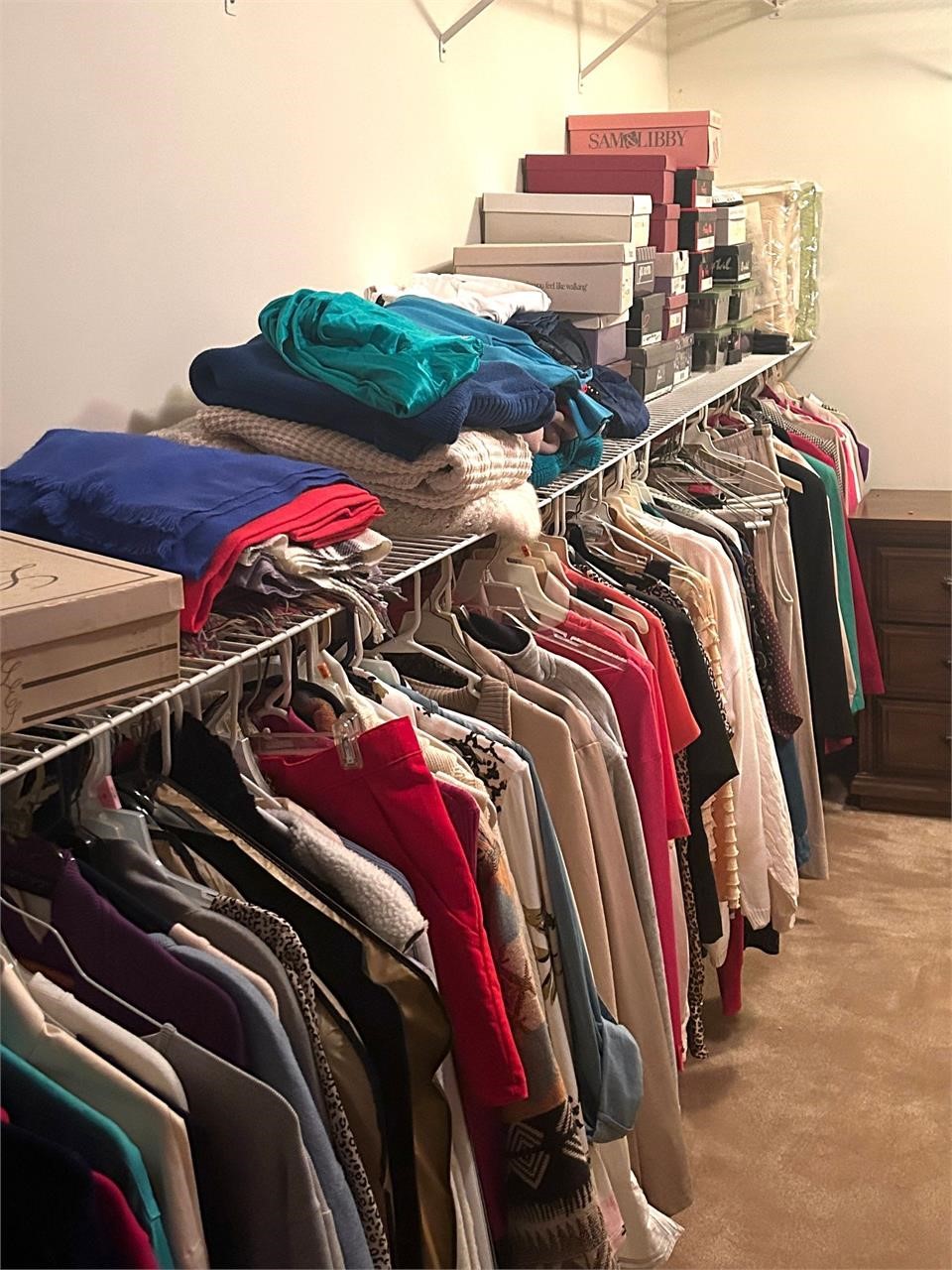 Closet Full of Clothes,shoes,sweater,bags,etc