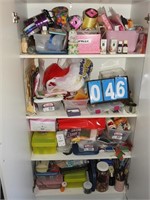 Lot of Craft Supplies CABINET NOT INCLUDED