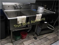 2 – COMPARTMENT STAINLESS STEEL COMMERCIAL SINK