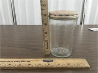 Glass Skippy Peanut Butter Jar