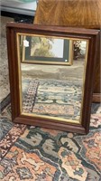 Mirror in Walnut Frame