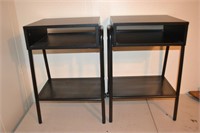 Pair of Ikea Side Tables Setskog