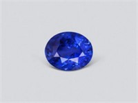 Natural Intense  Blue Sapphire 5x4 MM