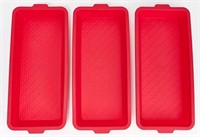 Chicago Metallic Set of 3 Silicone Baking Trays