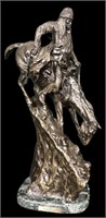 Frederick Remington "Mountain Man" Bronze, with