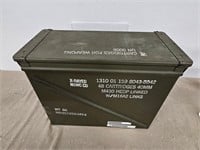 Large Empty Metal Ammo Can