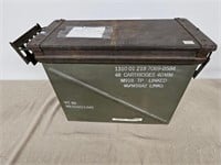 Large Empty Metal Ammo Can