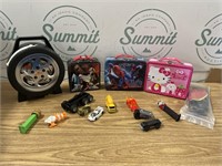 Hot wheels, lunch boxes and more