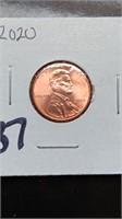 Uncirculated 2020 Lincoln Penny