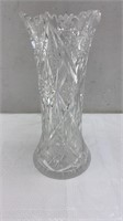 10in glass vase