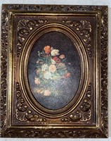 Vintage Still Nature Small Gold Frame