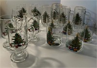 17 Christmas Glassware.