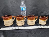 Taiwan Pottery Measuring Cups