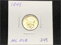 1943 Mercury Dime