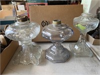 3 Oil Lamps