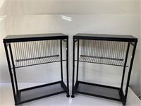 TWIN WIRE SIDE TABLES