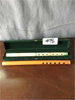 Set of 2 Handmade Wooden Flutes
