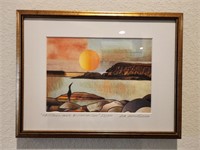 Signed & Numbered Print Of Sunset By Eva