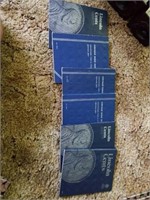 Lot of  6 Lincoln cents books. Not all complete,