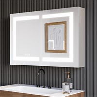 Bathroom Medicine Cabinet with Lights  36*24