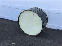 ANTIQUE MARCHING BAND BASS DRUM - REALLY COOL