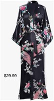 Sz OS  Women's Kimono Robe Long Robes with