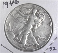 1946 Walking Liberty Half Dollar