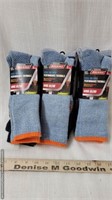 B14 Dickies 3pk men's woold blend socks sz 6/12