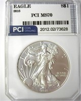 2016 Silver Eagle PCI MS70