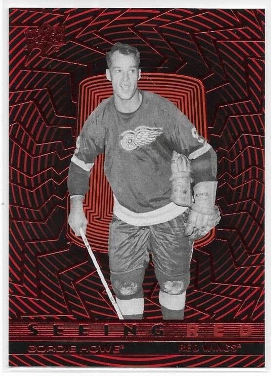 Gordie Howe 23-24 Upper Deck Ext Seeing Red