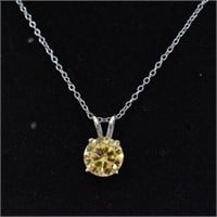2.15 Yellow Sapphire Necklace