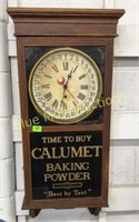Sessions Calumet Baking Powder clock-